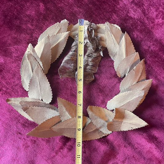 Antique Gold Laurel Wreath | Millinery Crown