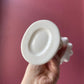 Victorian Milk Glass Hand Vase