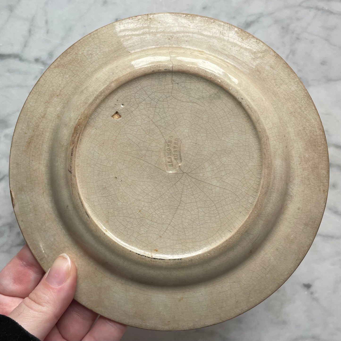 Antique Child’s Plate | The Garden Flower