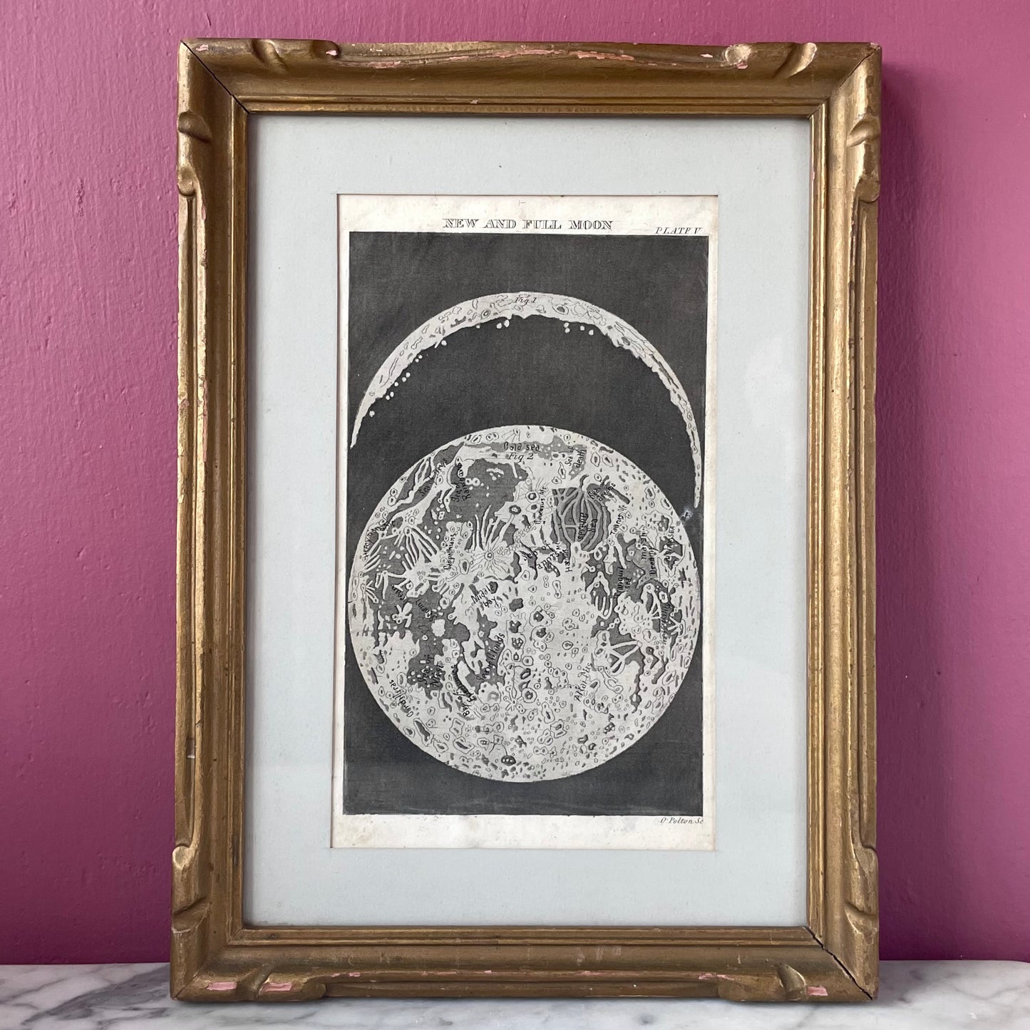 Antique Moon Print