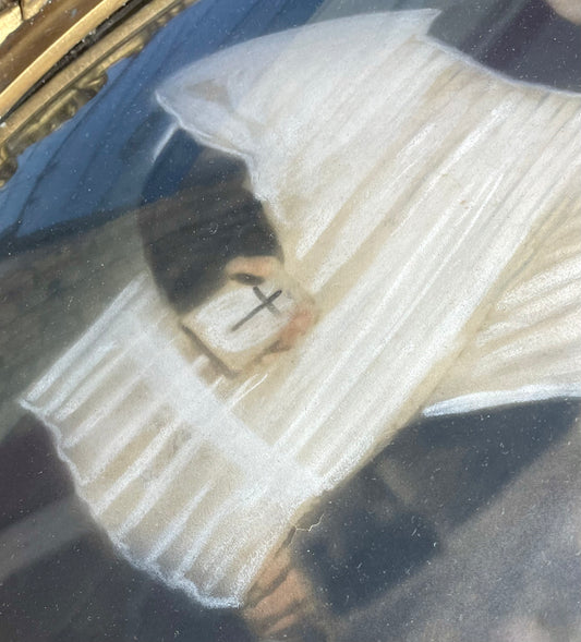 Antique Solar Enlargement of an Altar Boy