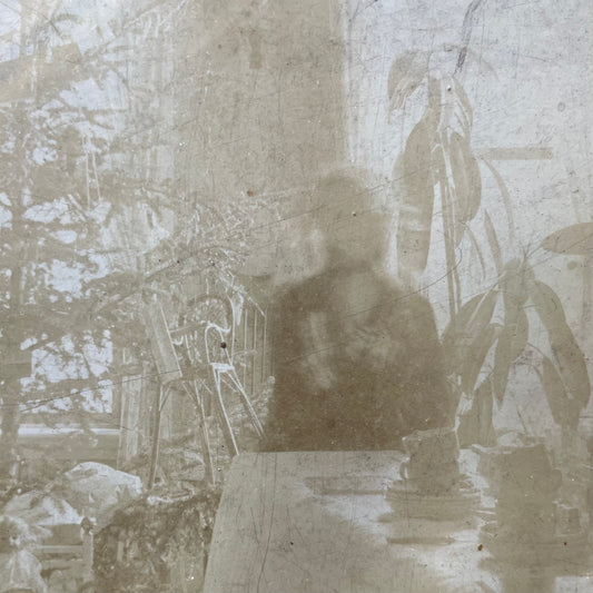 A Ghost for Christmas | Antique Framed Cabinet Card