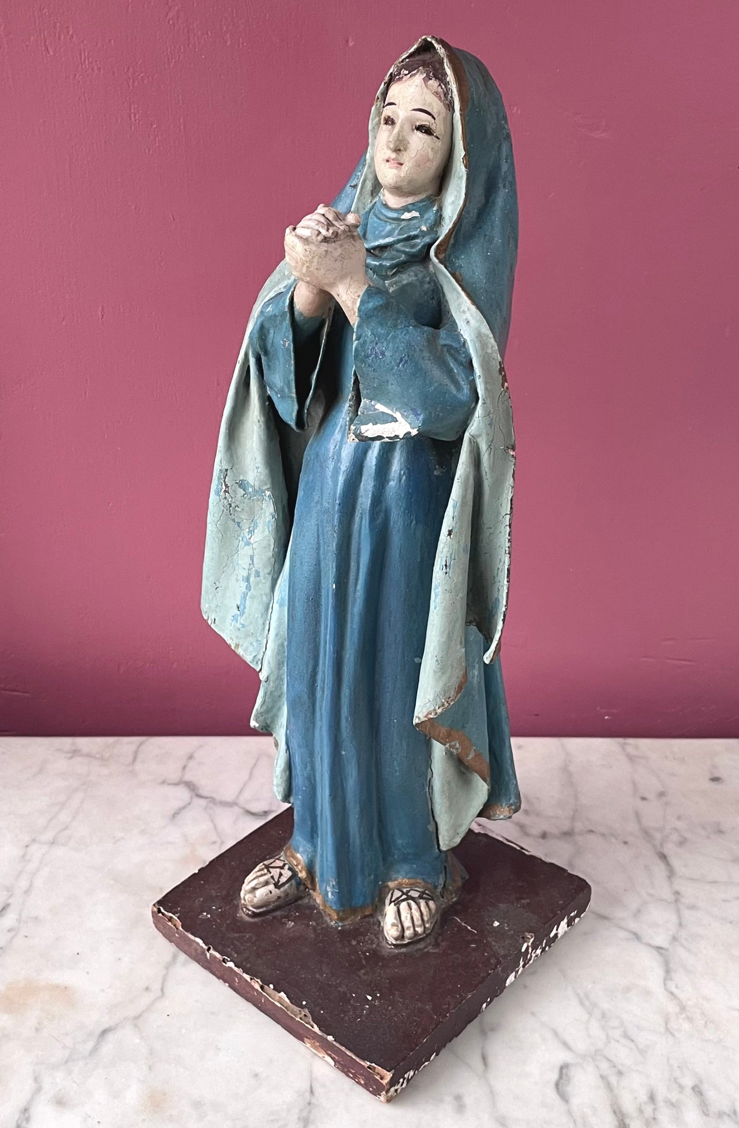 Mother of Sorrows | Antique Santos Statue