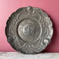 Antique Religious Plate with Art Nouveau Border