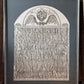 Vintage Gravestone Rubbing