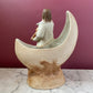 Victorian Bisque Figures with Crescent Moons