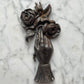 Victorian Cast Iron Hand with Roses