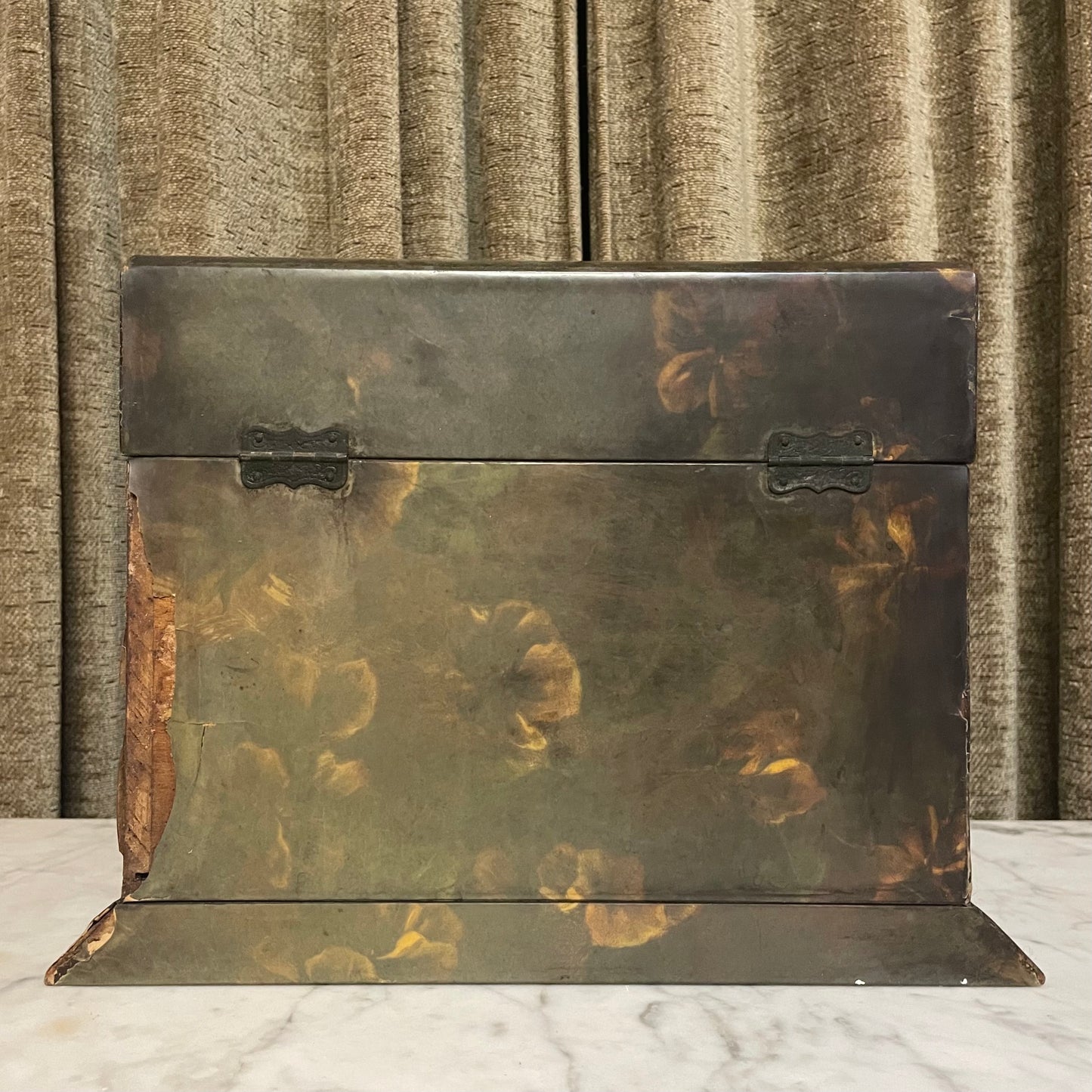 Victorian Celluloid Vanity Box with Contents