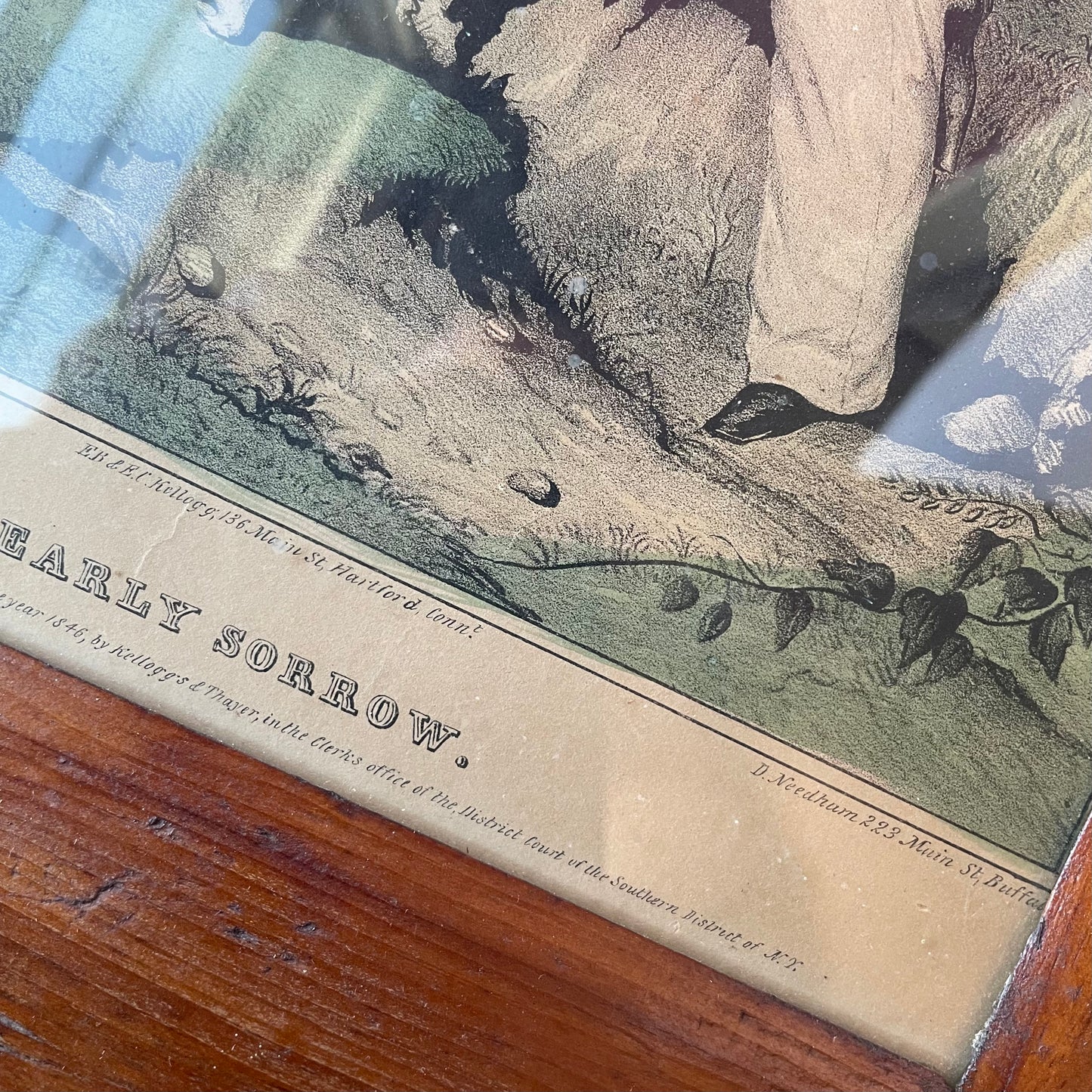Early Sorrow | Victorian Mourning Print for a Pet Bird