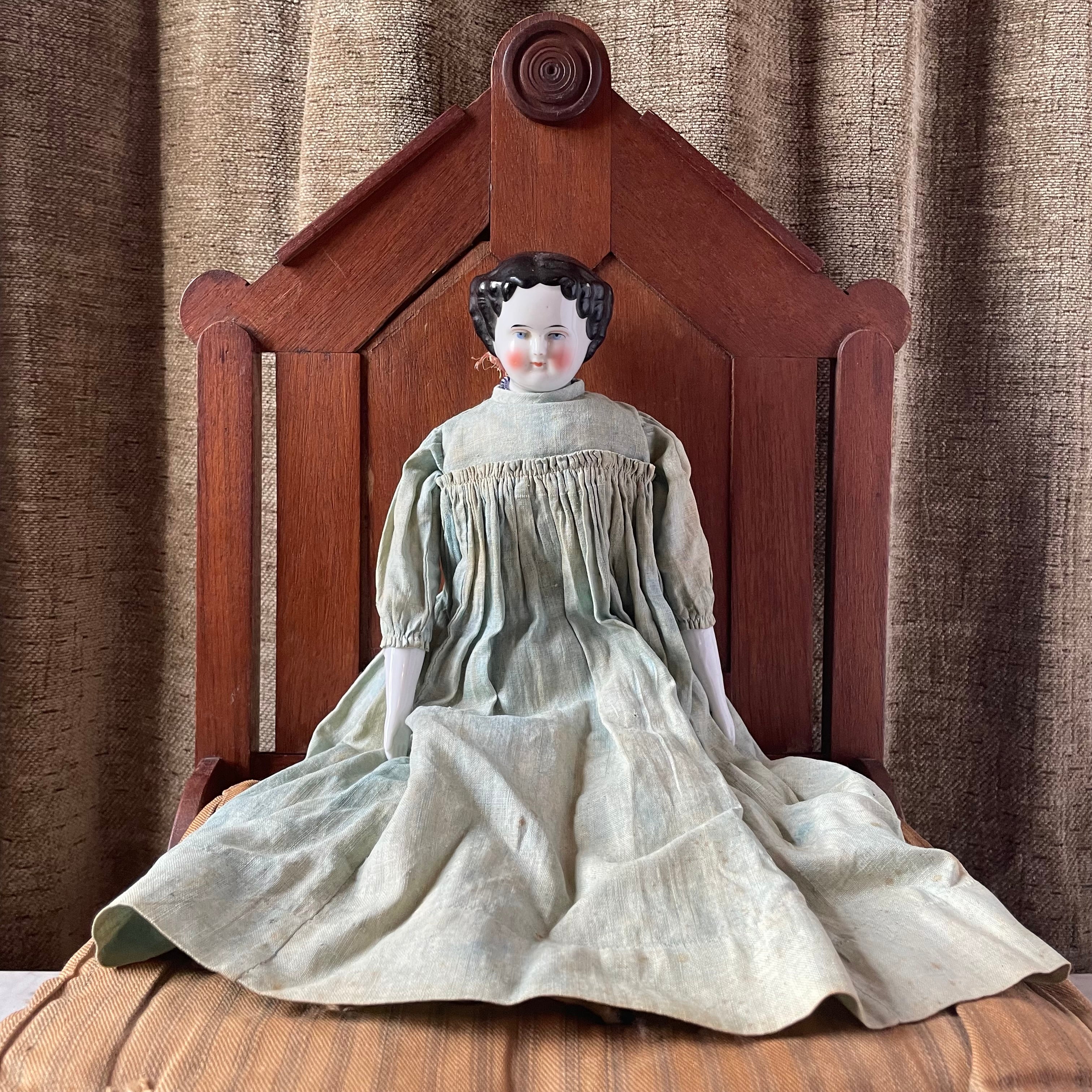 Victorian Eastlake Style Doll Bed Roses Rue Antiques