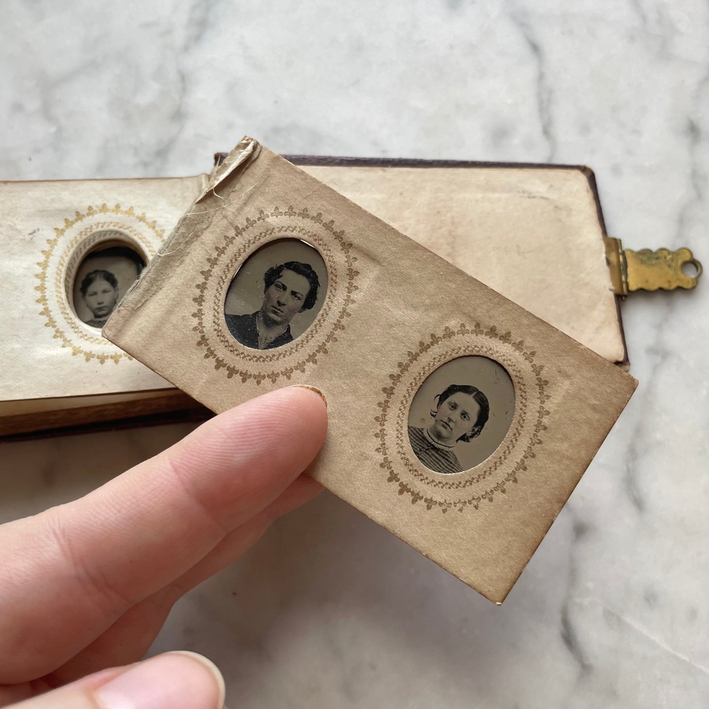 Victorian Gem Tintype Photo Album