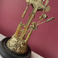 Antique Arma Christi Under Domed Glass