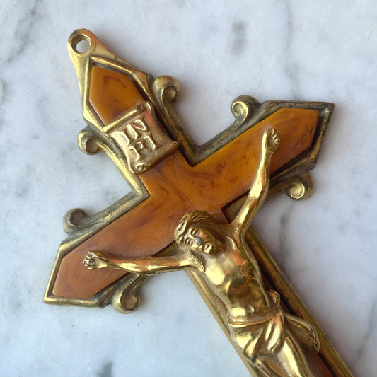Vintage Bakelite Crucifix