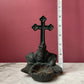 Antique Crucifix Holy Water Font