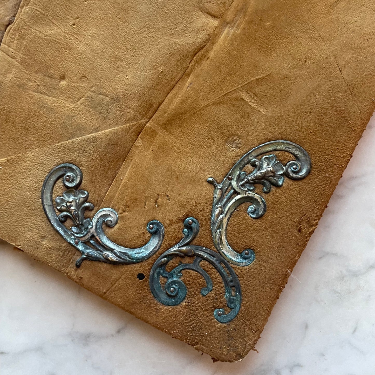 Antique Art Nouveau Leather Folder