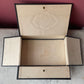 Vintage Black Embossed Storage Box