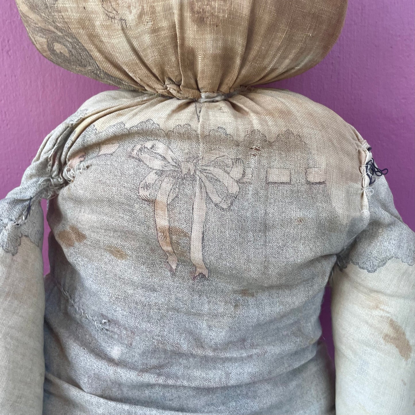 Antique Faceless Cloth Doll c. 1910