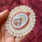 Antique Lace Holy Card