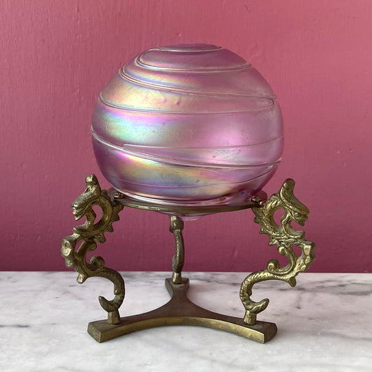 Vintage Handblown Glass Witch Ball | Levay