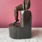 Vintage Carved Wood Nude Statuette