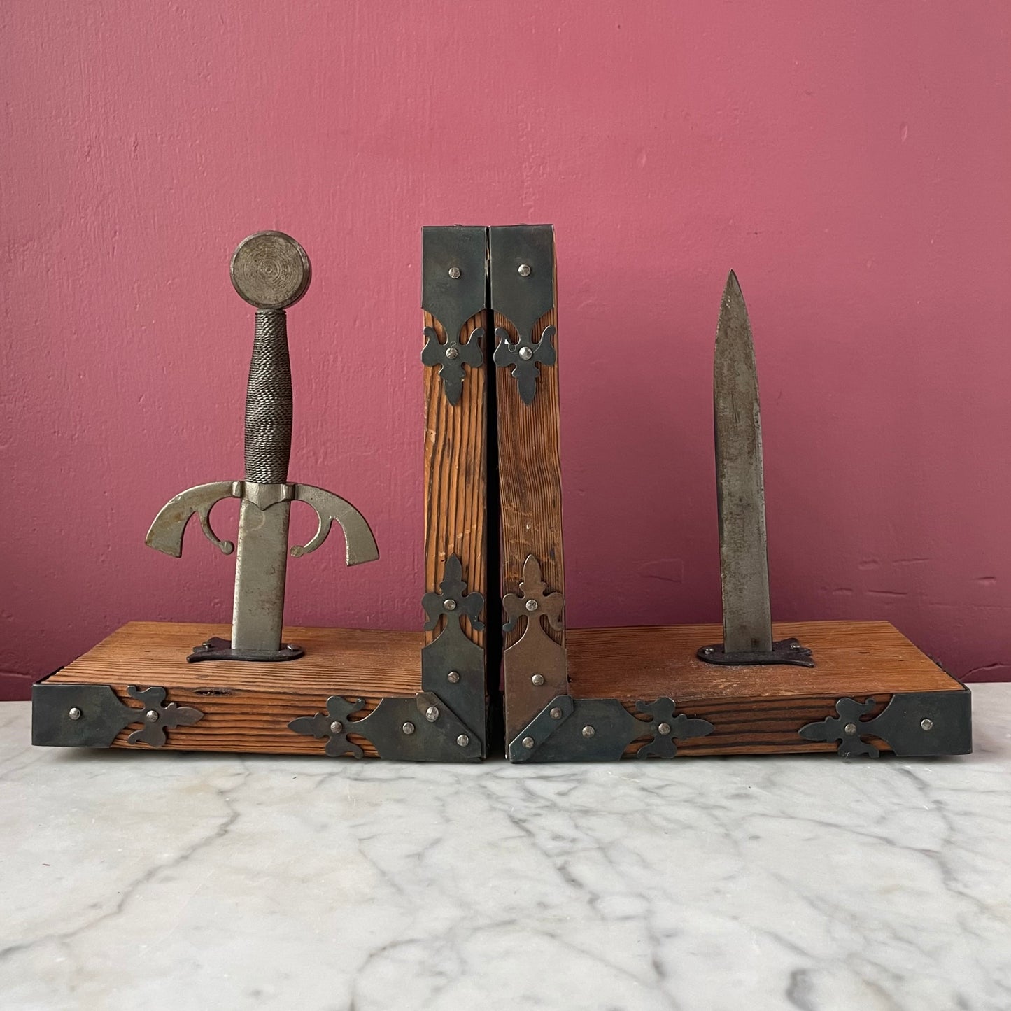 Vintage Sword Bookends