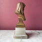 Antique Brass Madonna on Alabaster