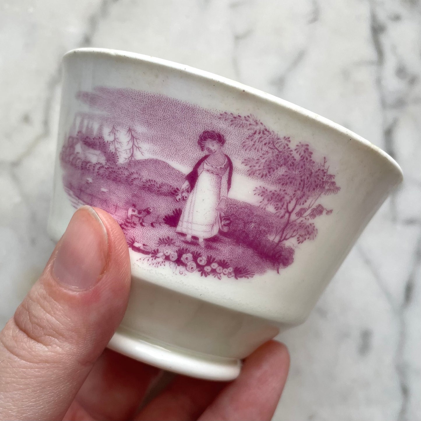 The Mother’s Grave | Antique Mourning Cup & Saucer