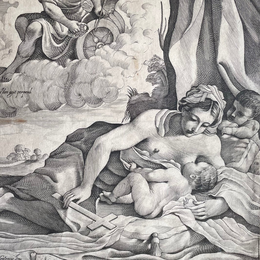 Allegory of Charity | Giovanni Battista Pasqualini after Guercino | 1620