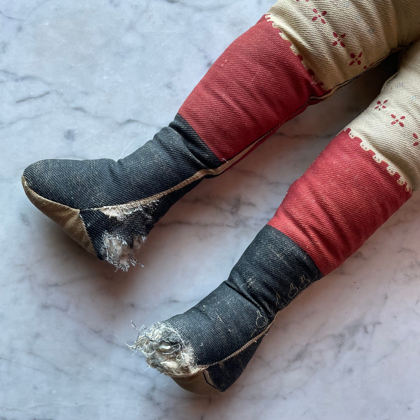 Antique Printed Fabric Doll