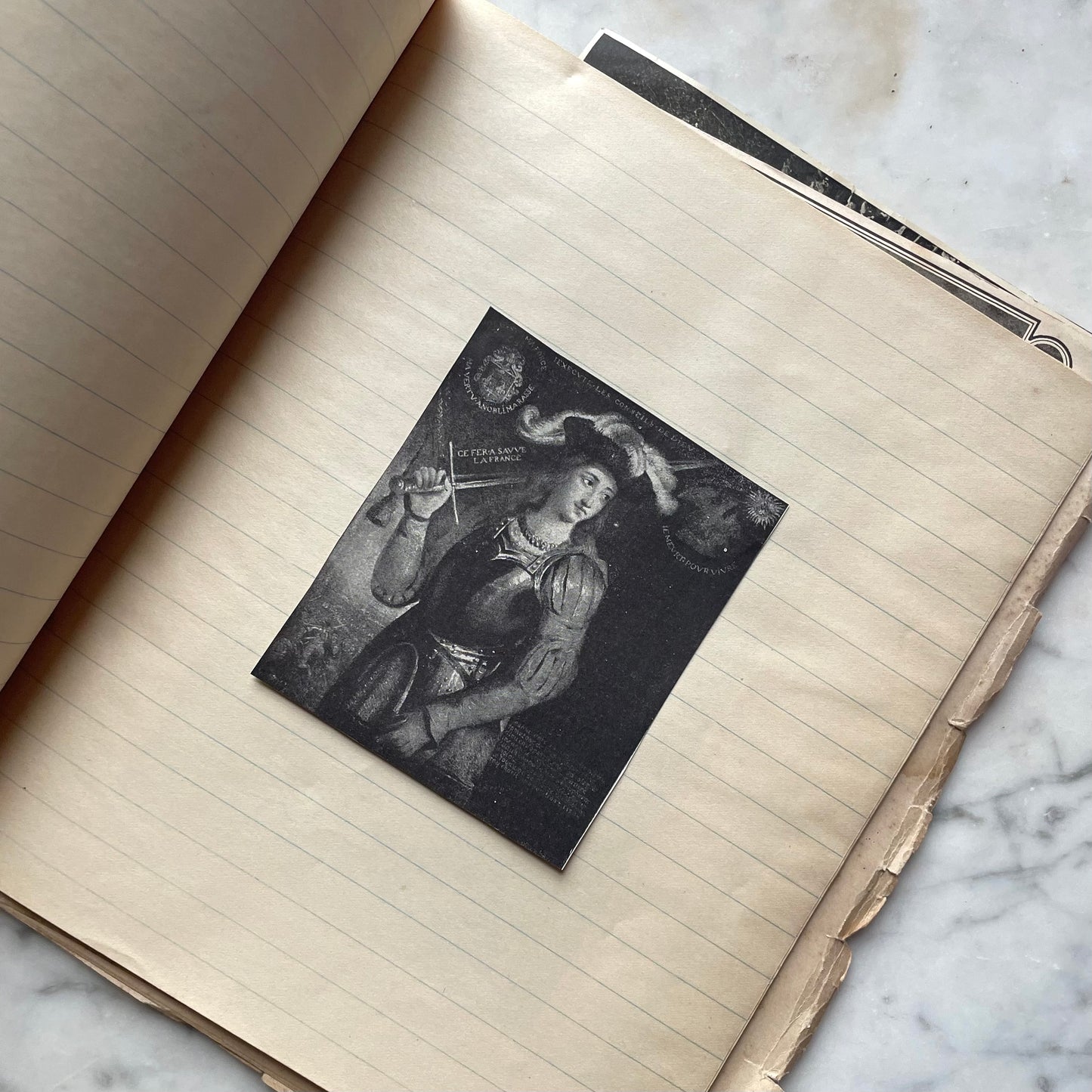 Antique Joan of Arc Scrapbook