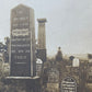 Antique Jewish Cemetery Cabinet Card for a Rabbi | 1906