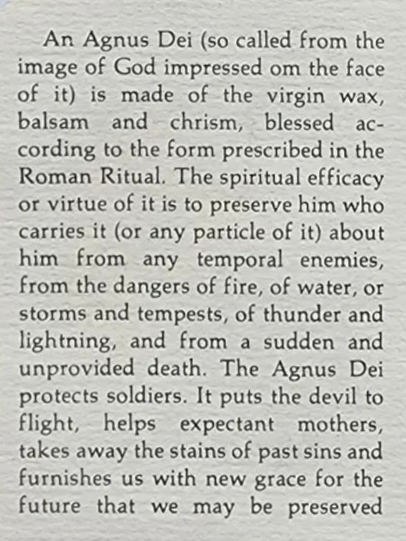 Angus Dei Sacramentals | Lot of 3