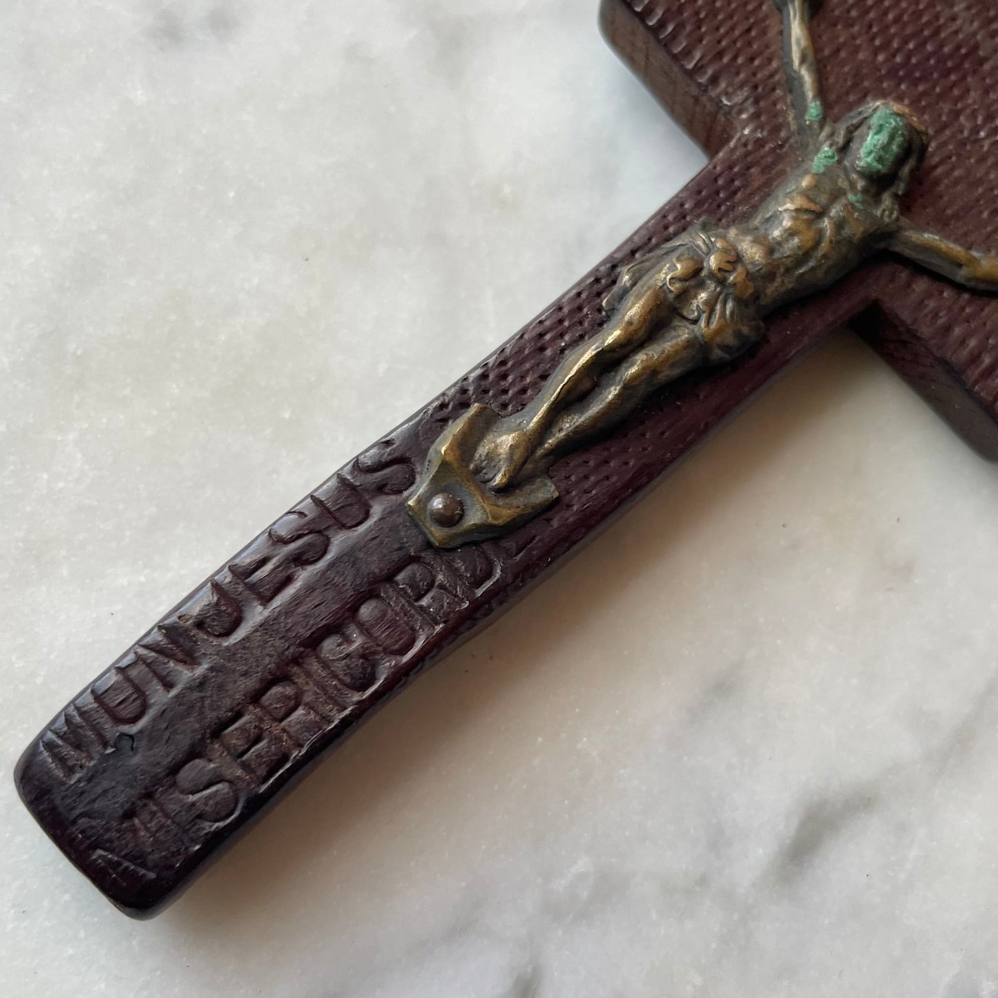 Oversized Antique Wall Rosary | Sainte Anne de Beaupré