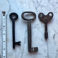 Oversized Antique Keys