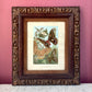 Silk Worm & Moths | Victorian Chromolithograph Print