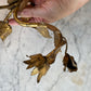 Vintage Gold Toleware Candleholder Wall Sconces