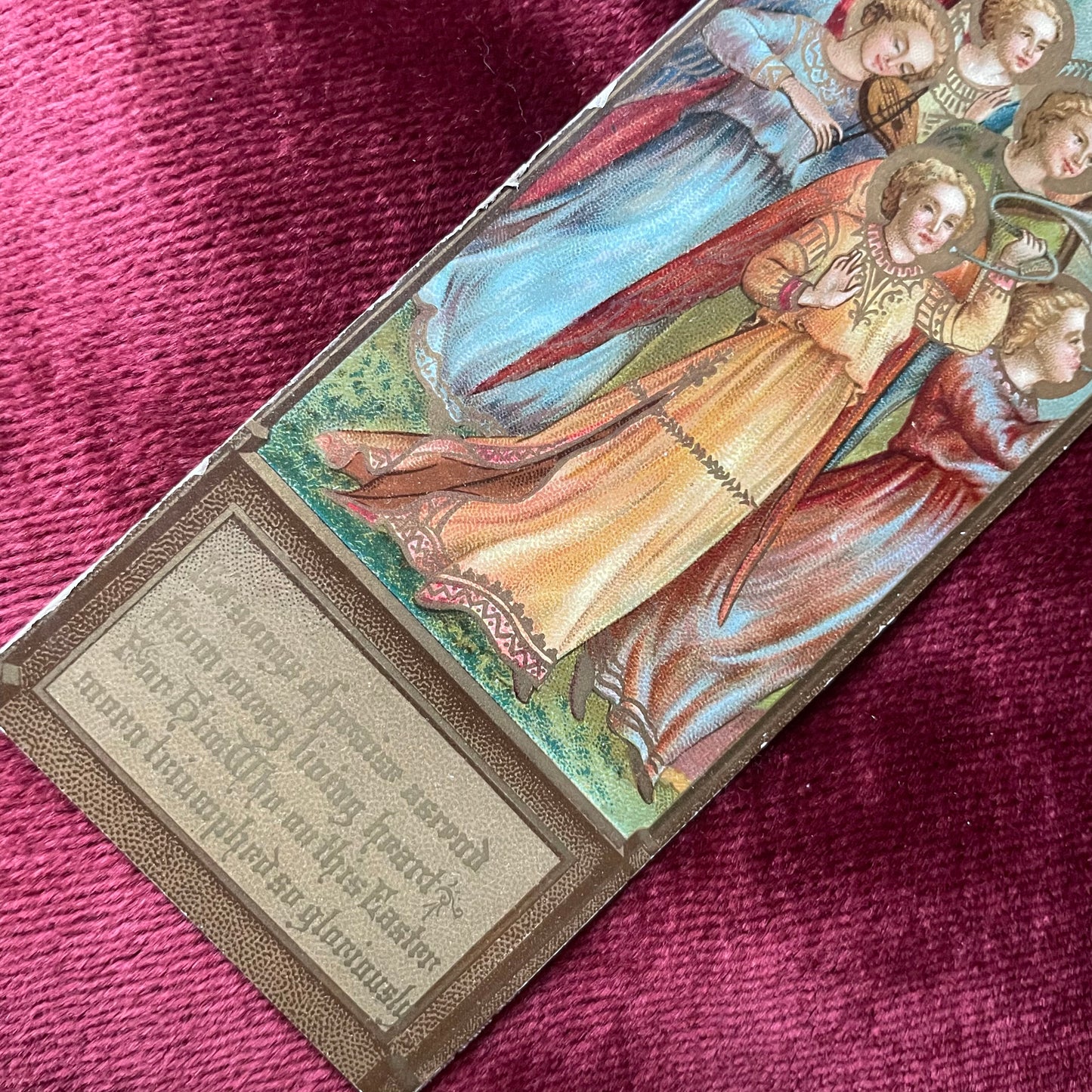 Victorian Lithograph Bookmark