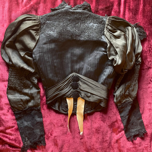 Antique Edwardian Silk Bodice