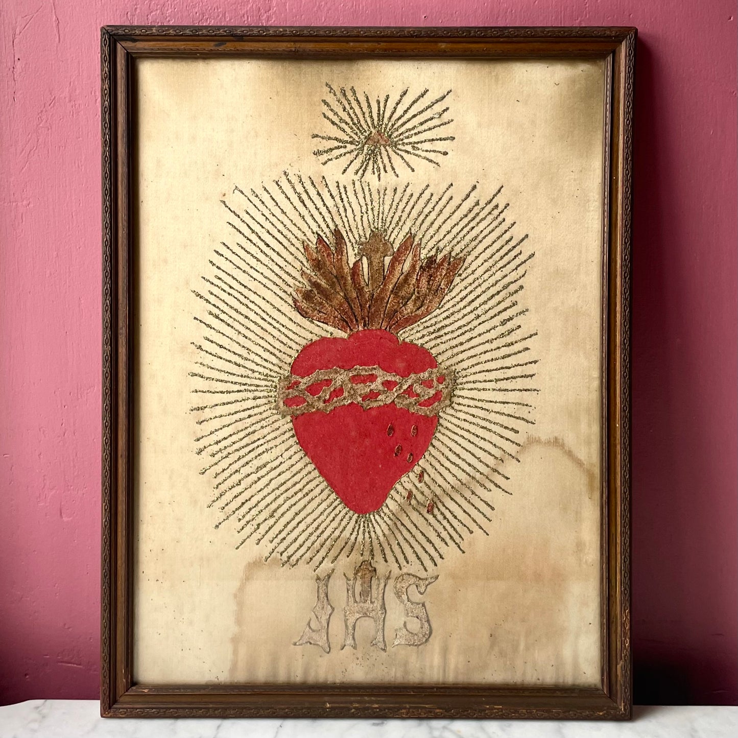 Antique Sacred Heart