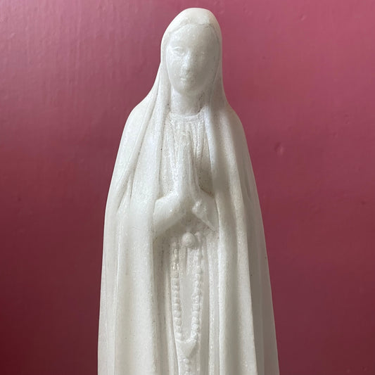 Alabaster Virgin Mary