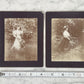 Victorian Kodak Cabinet Cards of Women with Flowers