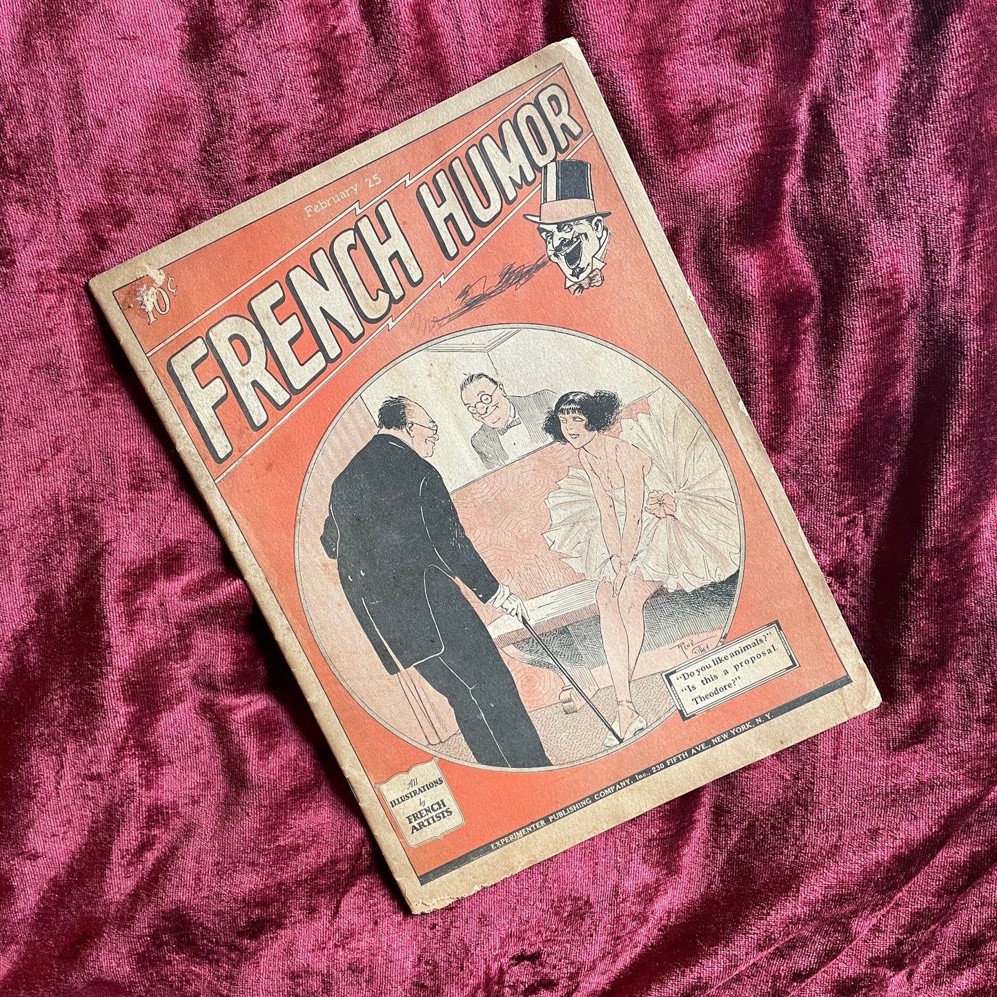 French Humor | February 25, 1928 | Risqué Flapper Cartoons