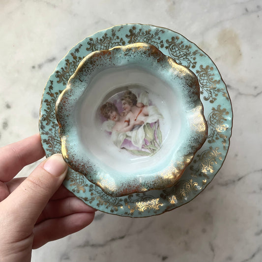 Antique Sapphic Dessert Cup