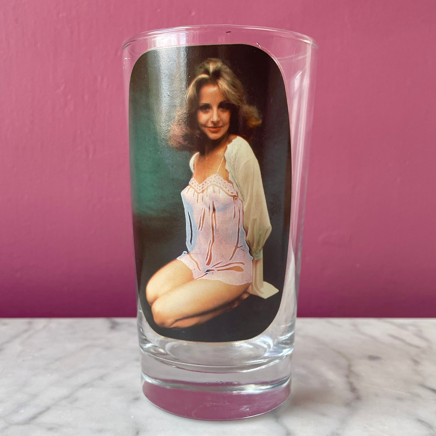 Sip & Strip | 1970s Nude Girl Glass