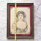 Belle Époque Beauty | Antique Crayon Sketch | 1908