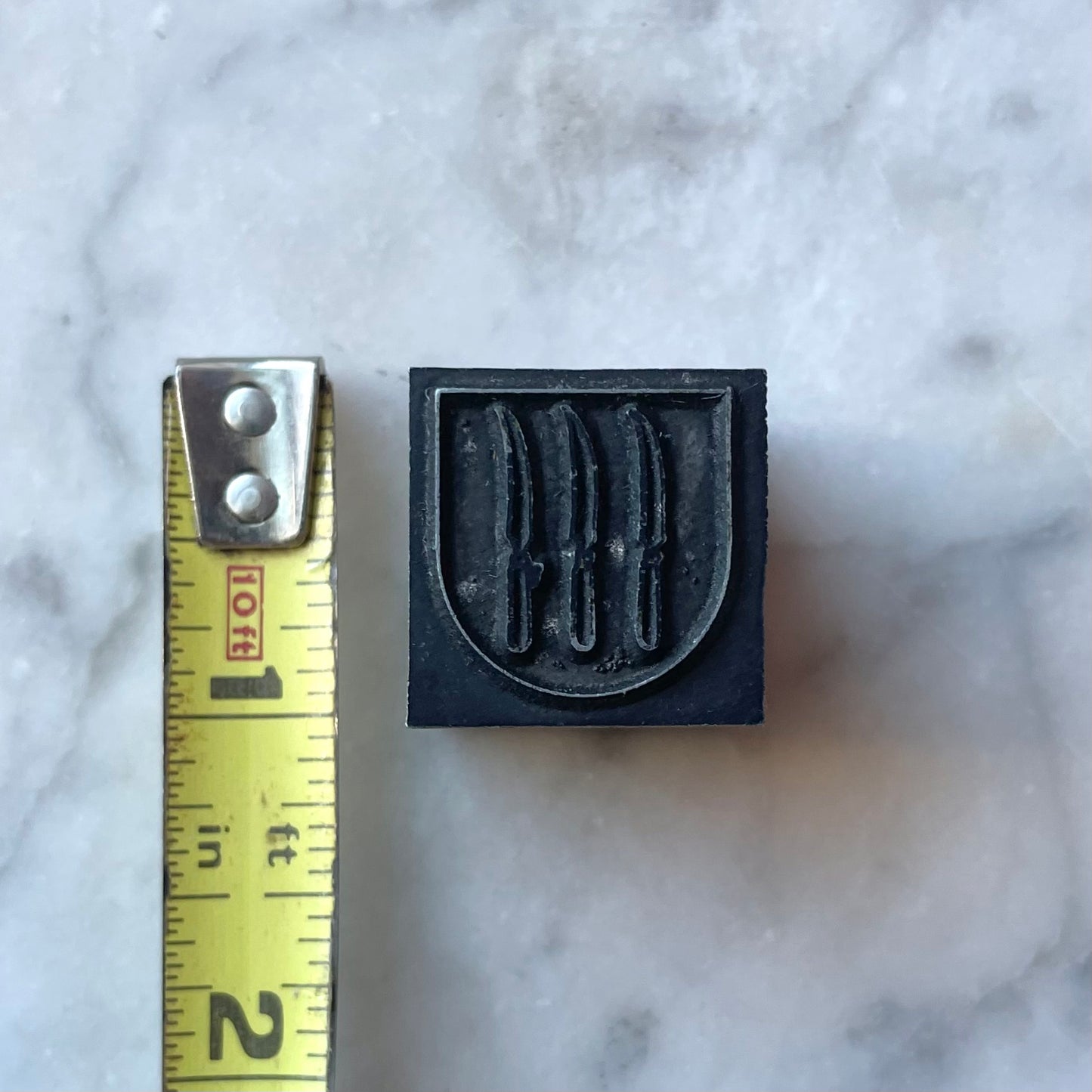 Antique Religious Printer’s Block | Cliché | St. Bartholomew Shield