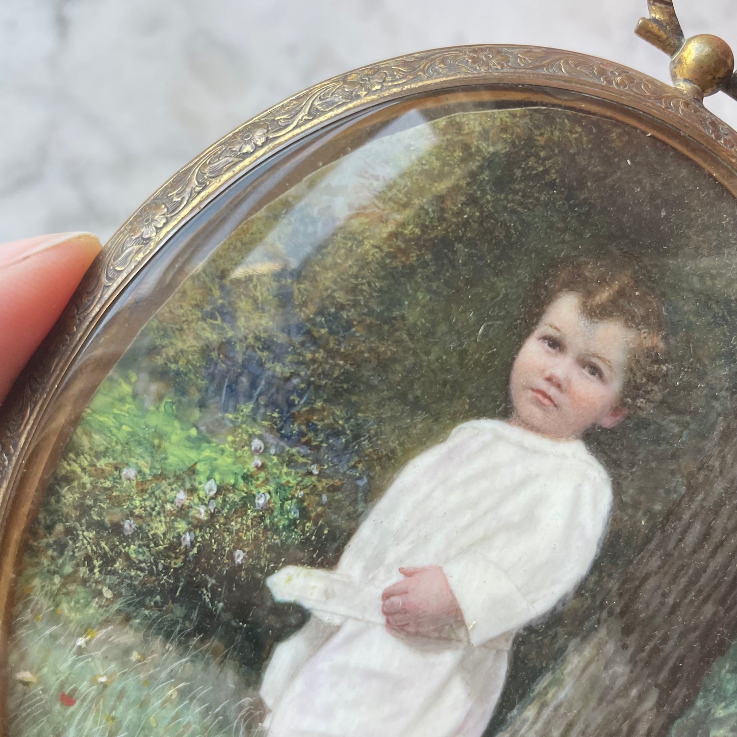 Antique Child’s Portrait Miniature