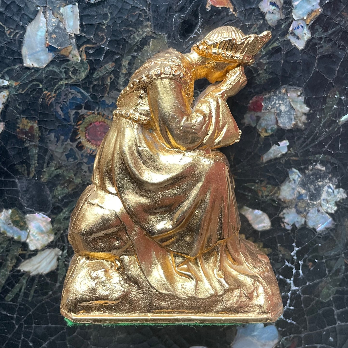 Our Lady of La Salette | Antique Spelter Figure