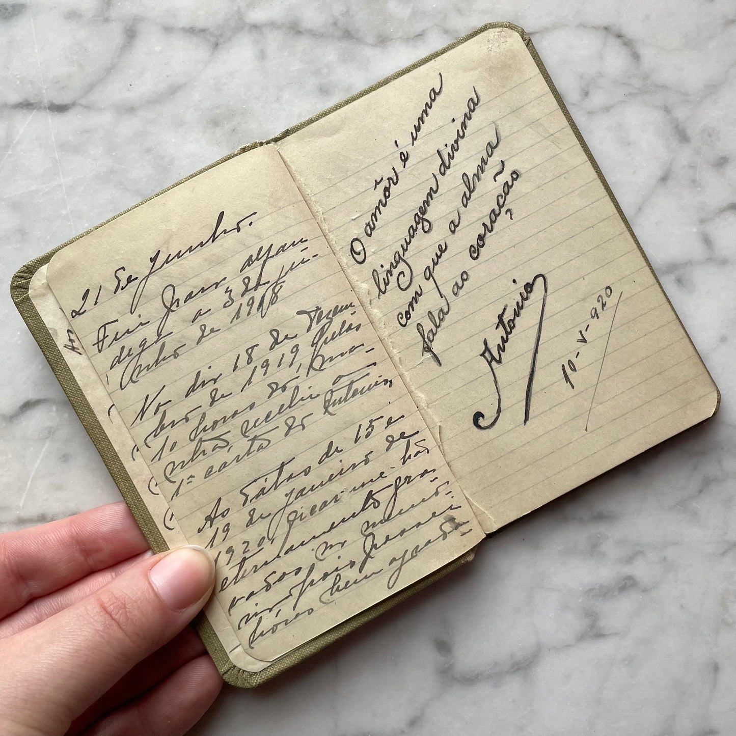 Antique Portuguese Souvenir Book