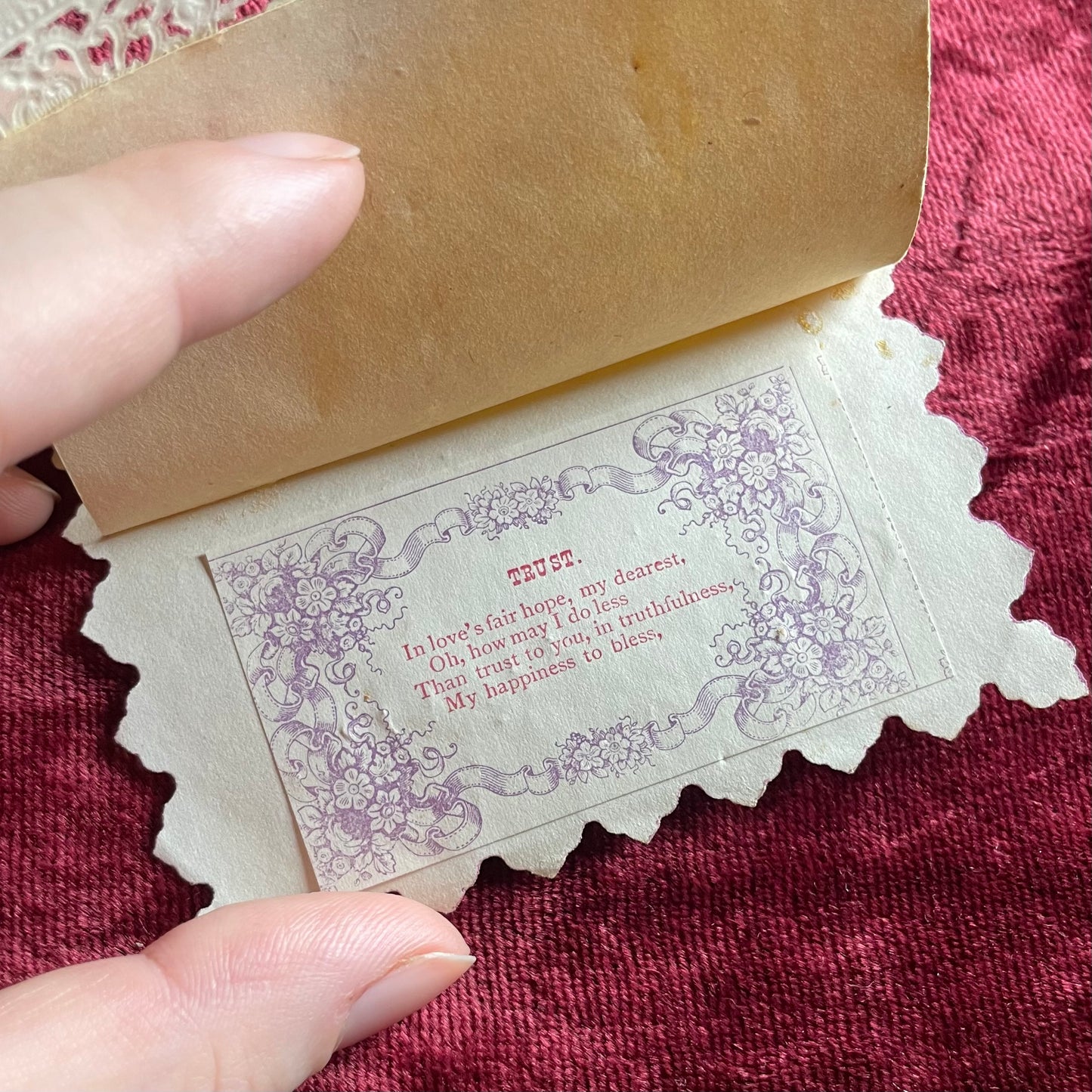 Victorian Lace Paper Valentine | George Whitney | 1870s